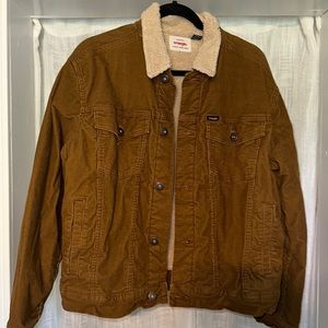 Women’s / Men’s sherpa lined wrangler corduroy jacket heavy weight